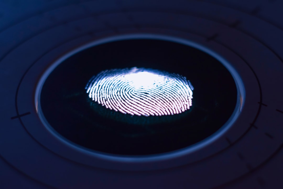 Digital fingerprint illustration representing browser tracking and online privacy concepts