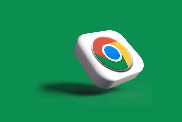 Chrome browser with privacy shield icons representing security extensions and data protection tools