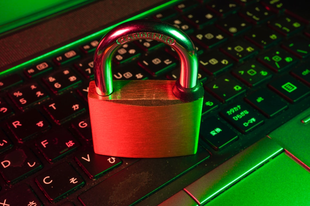Digital illustration of browser cookies and online privacy protection concept with lock icons